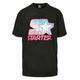 T-Shirt STARTER BLACK LABEL "Herren Starter Multicolored Logo Tee" Gr. XS, schwarz (blk, pink) Herren Shirts T-Shirts