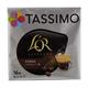 Tassimo L'Or Espresso Forza Coffee Capsule Ground Roasted Coffee 80 T-Discs Pack of 5