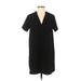 Lush Casual Dress - Shift: Black Solid Dresses - Women's Size Small