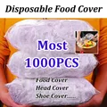 Couvercles alimentaires jetables en plastique élastique 100 à 1000 pièces de qualité alimentaire