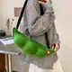 Sac messager en forme d'edamame pour femme sac à pois en peluche pour femme sac de poitrine