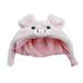 Pet Hat Super Soft Fade-Resistant Acrylic Adorable Pig Modeling Pet Cat Hat Headwear Decor Pet Supplies