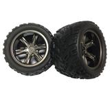 2PCS RC Car Tires for 1/12 Scale Radio Controlled Electric Car - 2WD Remote Control Truck Spare Part - Christmas Gift for Kids and Adults