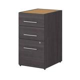 16 x 20 x 29 in. Office 500 3 Drawer File Cabinet Storm Gray