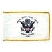 Annin Flagmakers 439125 3 ft. X 5 ft. U.S. Coast Guard Flag with Fringe Colonial Nyl-Glo