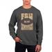 Men's Uscape Apparel Black Florida State Seminoles Pigment Dyed Fleece Crewneck Sweatshirt