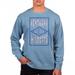 Men's Uscape Apparel Powder Blue Kentucky Wildcats Pigment Dyed Fleece Crewneck Sweatshirt