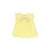 Just One You Made by Carter's Short Sleeve T-Shirt: Yellow Print Tops - Kids Girl's Size 18