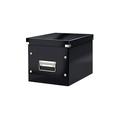 Boîte de rangement carton Leitz Click & Store Wow Cube Format m noire - Noir