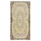 Mid-20th Century Hand Knotted Turkish Wool Rug with Floral Medallion Design. 3.8x7 Ft, BTEK0024