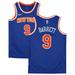 "R.J. Barrett Blue New York Knicks Autographed Nike Diamond Swingman Jersey with ""Maple Mamba"" Inscription"