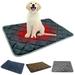 Winter Pet Heating Pad Heat Mat Self-Heating Blanket for Cats and Dogs Self-Heating Washable Indoor Heat Mat Gray 48x70CM