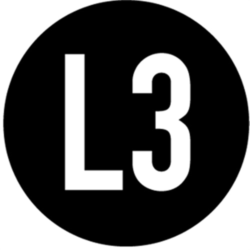 Aufkleber Wechselstromleiter Leitung 3, Folie, Ø 12,5 mm, 500 Stück/Rolle Image