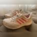 Adidas Shoes | Adidas Adizero Tempo Running Shoes Coral/Pink Beige Women’s Size 7 | Color: Cream/Pink | Size: 7