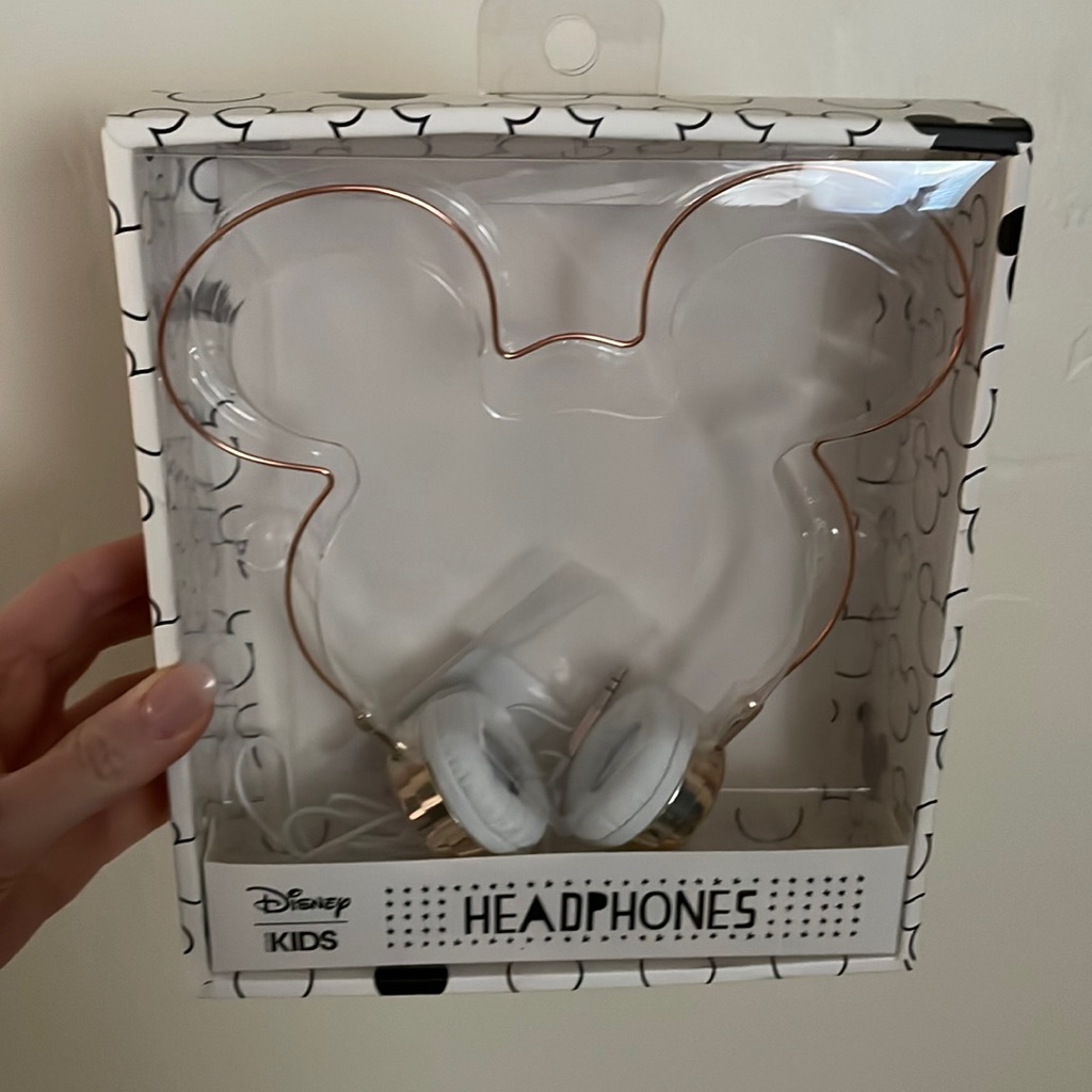 Disney Headphones | Disney Cotton On Kids Mickey Mouse Ear Headphones | Color: Gold | Size: Kids Os