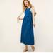 J. Crew Dresses | Jcrew Blue Knit Cutaway Tank Maxi Dress 2x | Color: Blue | Size: 2x