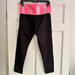 Pink Victoria's Secret Pants & Jumpsuits | Like New Victoria’s Secret Pink Leggings | Color: Black/Pink | Size: L