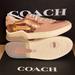 Coach Shoes | Coach Citysole Court Sneaker With Rose-Gold Sequin | Color: Pink | Size: 9.5