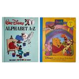 Disney Other | Kid’s Bundle 2 Disney’s Winnie The Pooh & Alphabet A-Z Books | Color: Blue/Gold | Size: Osb