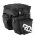ROSWHEEL 3 in 1 Multifunction Road MTB Mountain Bike Bag Bicycle Pannier Rear Seat Trunk Bag