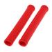 1 Pair Rubber Handlebar Grips Grips Bike Protective Sleeve - Red 17x2cm