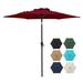 COBANA 7.5â€™ Patio Umbrella Outdoor Table Market Umbrella for Garden Dark Red