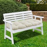 Outdoor Loveseat Cushion Cream