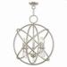 Traditional Glam Chic Five Light Chandelier-Polished Nickel Finish Bailey Street Home 218-Bel-2255828