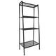 Hassch Widen 4 Tiers Iron Bookshelf Black