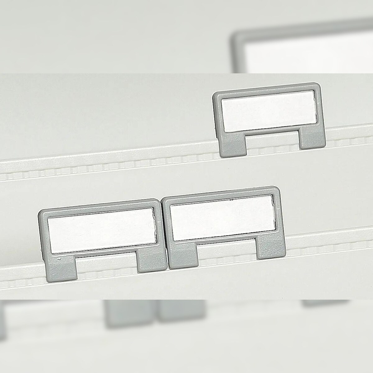 Exacompta 55641D 100x Sichtreiter - Fensterreiter - Grau Image