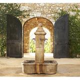 Provence Plaza Cast Stone Fountain Florence & New Italian Art Company | 56 H x 48 W x 48 D in | Wayfair 3512AR