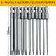 Jeu d'embouts de tournevis Torx en acier allié jeu d'outils à douille Torx hexagonale 100 outils à