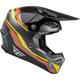 Fly Racing Formula CP S.E Speeder Motocross Helm, schwarz-rot-gelb, Größe XL