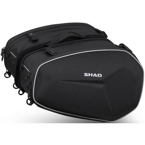 E48 Satteltaschen Set, schwarz