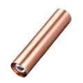 Portable Telescopic Zoom Long-Range Ultra-Bright Rechargeable Strong Light Mini Torch Led Flashlight ROSE GOLD FIXED FOCUS