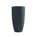 Kante Round Lightweight Concrete and Fiberglass Indoor Outdoor Weather Resistant Tall Planter with Drainage Hole