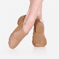 Dance Shoes Jazz Slip On Leather So Danca JZ43 Caramel 8.0L-Wide