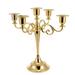 Holder Candelabra 5 Advent Centerpiece Candelabros Elegantes Mesa De Holders Tablemultiple Metal Gold Alloy