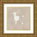 Popp Grace 20x20 Gold Ornate Wood Framed with Double Matting Museum Art Print Titled - Poodle Cuts II