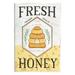 Stupell Industries Fresh Honey Rustic Bee Hive Typography Sign Graphic Art Unframed Art Print Wall Art Design by Jennifer Pugh