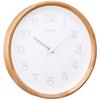 Seiko Clock Wall Clock Natural Color Wood Diameter 280 Ã— 59mm Radio Analog KX239A