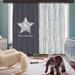 3S Brother s Star in My Dreams 100% Blackout Curtains for Kids Bedroom Thermal Insulated Noise Reducing Home DÃ©cor Printed Window Curtains Set of 2 Panels - Made in Turkey Each(52 Wx120 L)