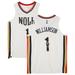 Zion Williamson White New Orleans Pelicans Autographed Nike 2021-22 Mixtape Swingman Jersey