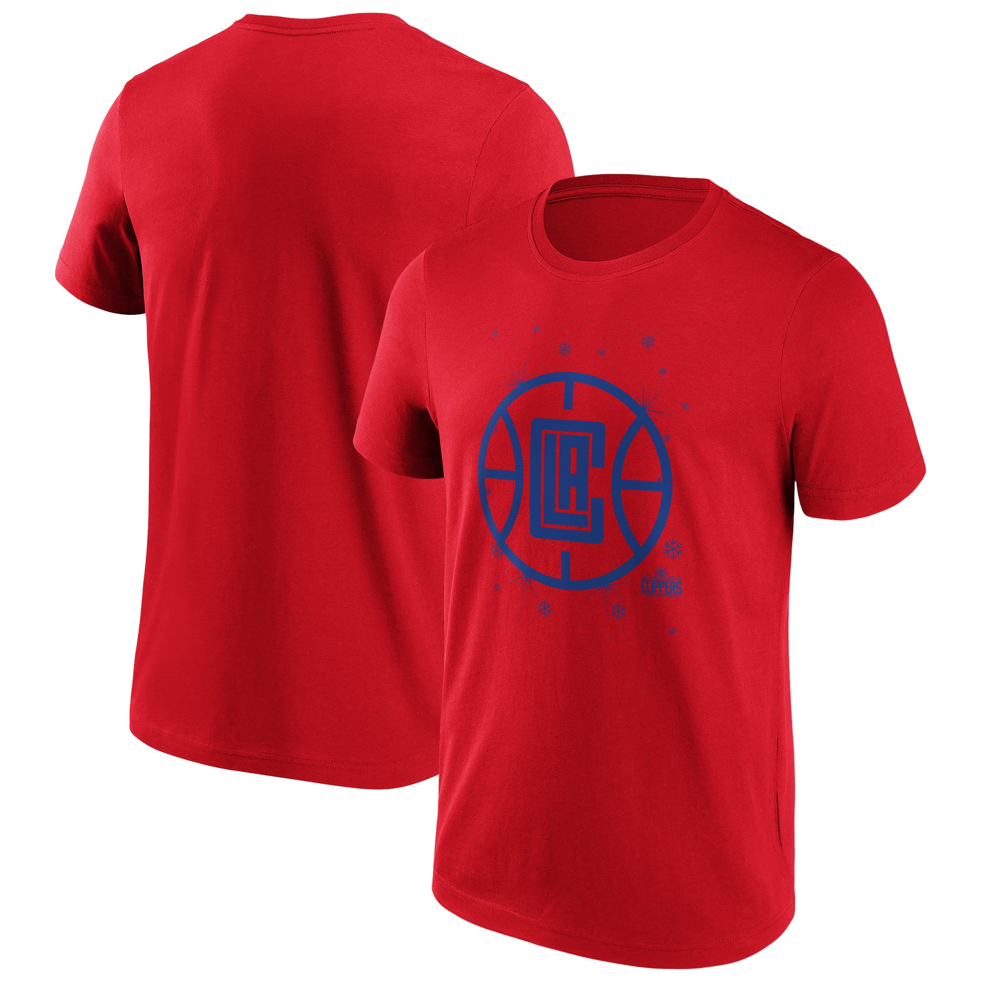 T-shirt graphique de Noël scintillant des Los Angeles Clippers - Hommes - Homme Taille: XL