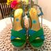 Kate Spade Shoes | Kate Spade Penny Platform Wedge Sandals. | Color: Blue/Green | Size: 7.5