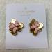 Kate Spade Jewelry | Kate Spade Pansy Blossom Earrings | Color: Gold/Pink | Size: Os