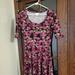 Lularoe Dresses | Lularoe Nicole Dress | Color: Black/Purple | Size: S