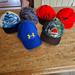 Under Armour Accessories | Boys Hat Pack- 6 Baseball Hats Adjustable- Excellent Condition | Color: Black/Blue | Size: Osb