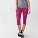 Lululemon Athletica Pants & Jumpsuits | Lululemon Athleisure Workout Stretchy Sport Cropped Capris Leggings | Color: Pink/Purple | Size: Xs