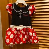 Disney Costumes | Disney Minnie Mouse Dress! So Cute! | Color: Black/Red | Size: Osbb